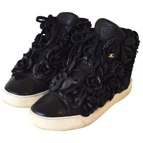 chanel camellia flower shoes.